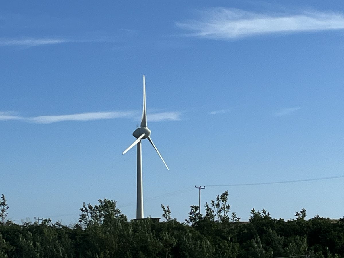 Wind turbine near Lerwick