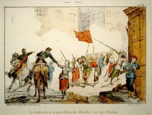 Communards in Paris in 1871