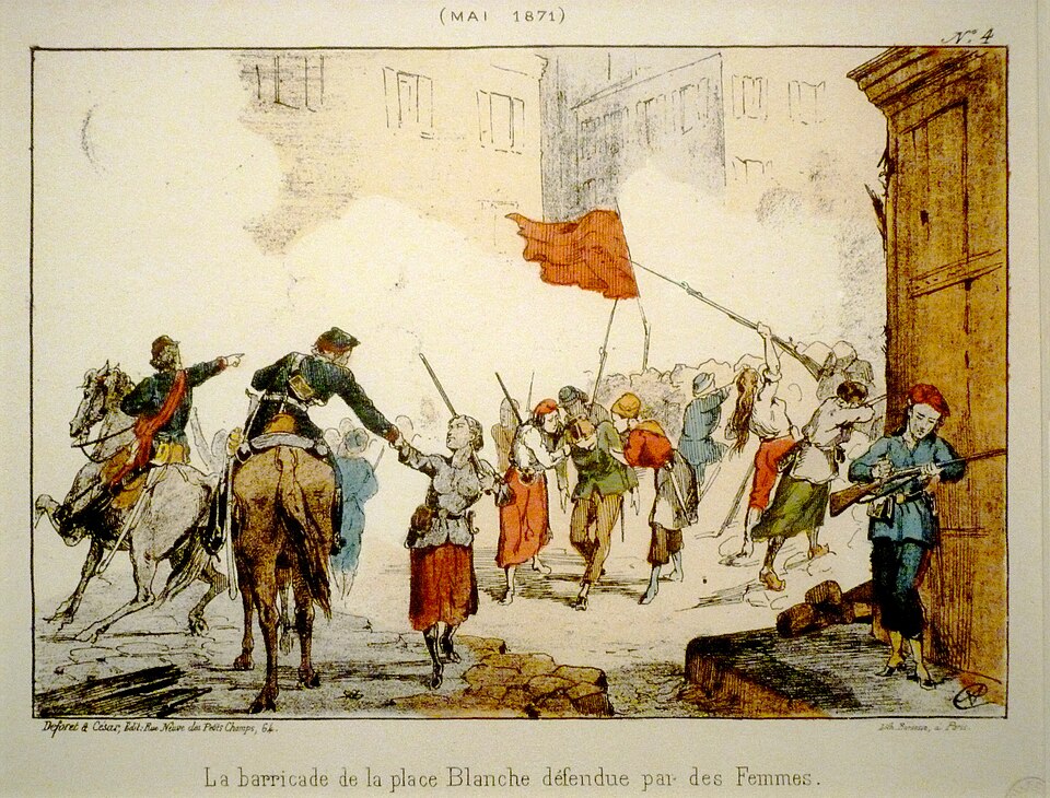 Communards in Paris in 1871